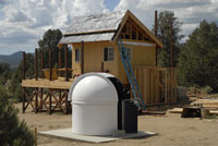 Control Shed Telescope and Dome toward North